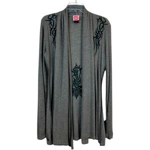 Tail Bait Wool Blend Studded Long Open Cardigan Size M 🔥